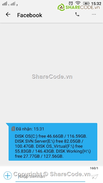 visual c#,Alarm Full Disk,Alarm Full Disk on Server,Alarm,nhquydev,nhquydev.net